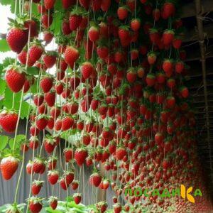 Клубника ампельная Анастасия купить по цене от 370р. в интернет-магазине «Посадика» с доставкой почтой в в Йошкар-Олае и по всей России – [изображение №1].